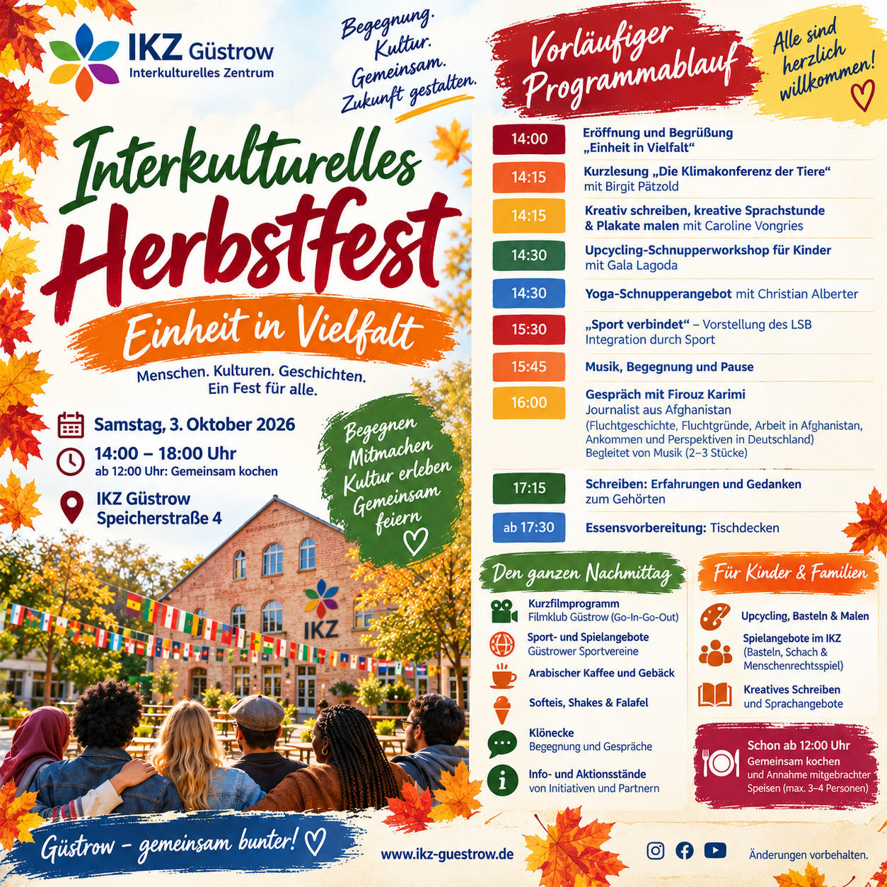 INTERKULTURELLES HERBSTFEST – EINHEIT IN VIELFALT
