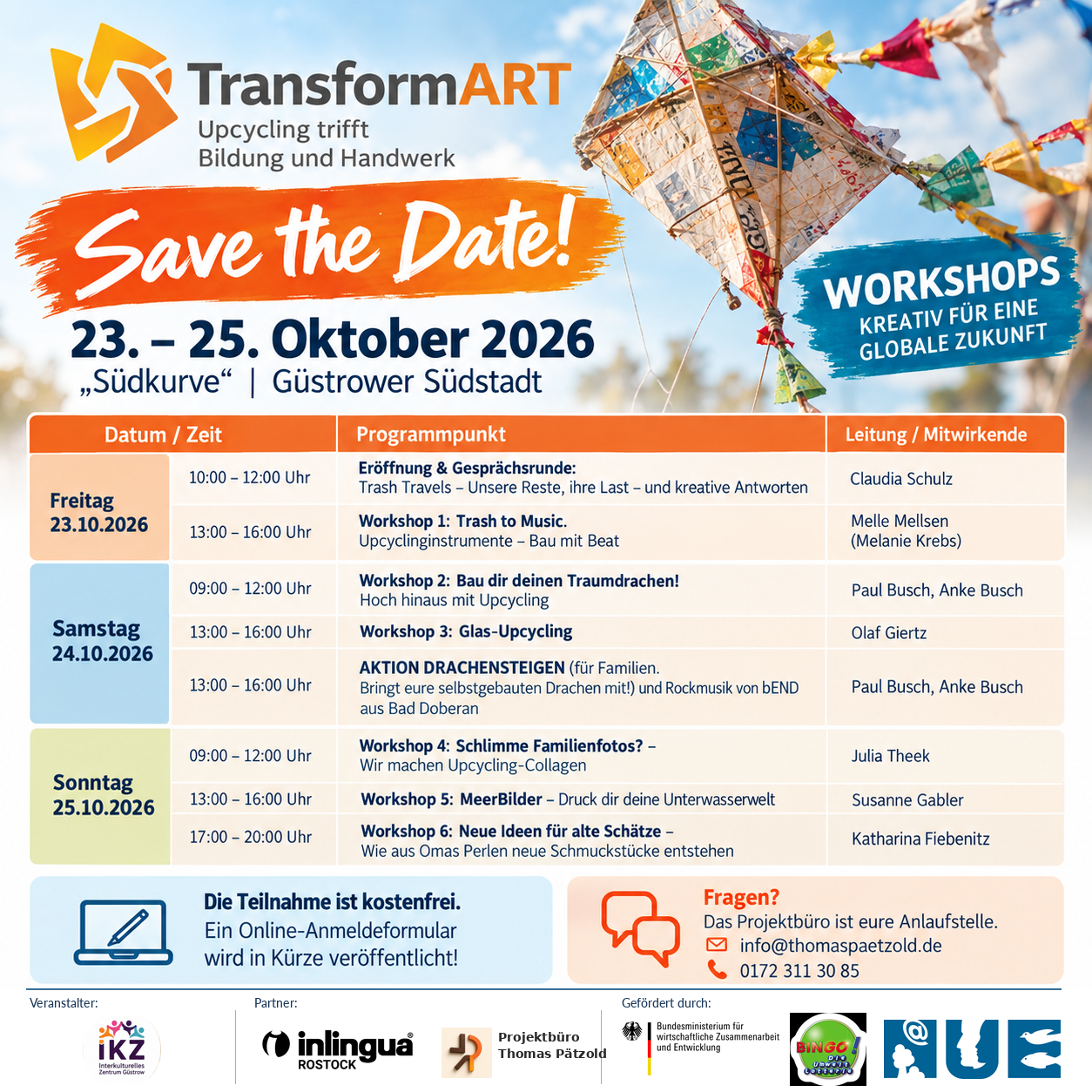 SAVE THE DATE: TransformART kommt nach Güstrow!